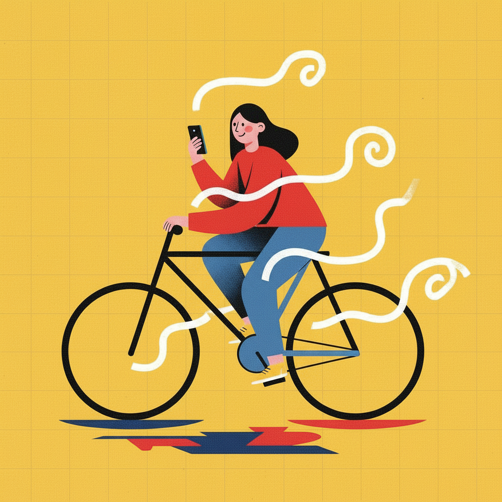 Person on couch with phone